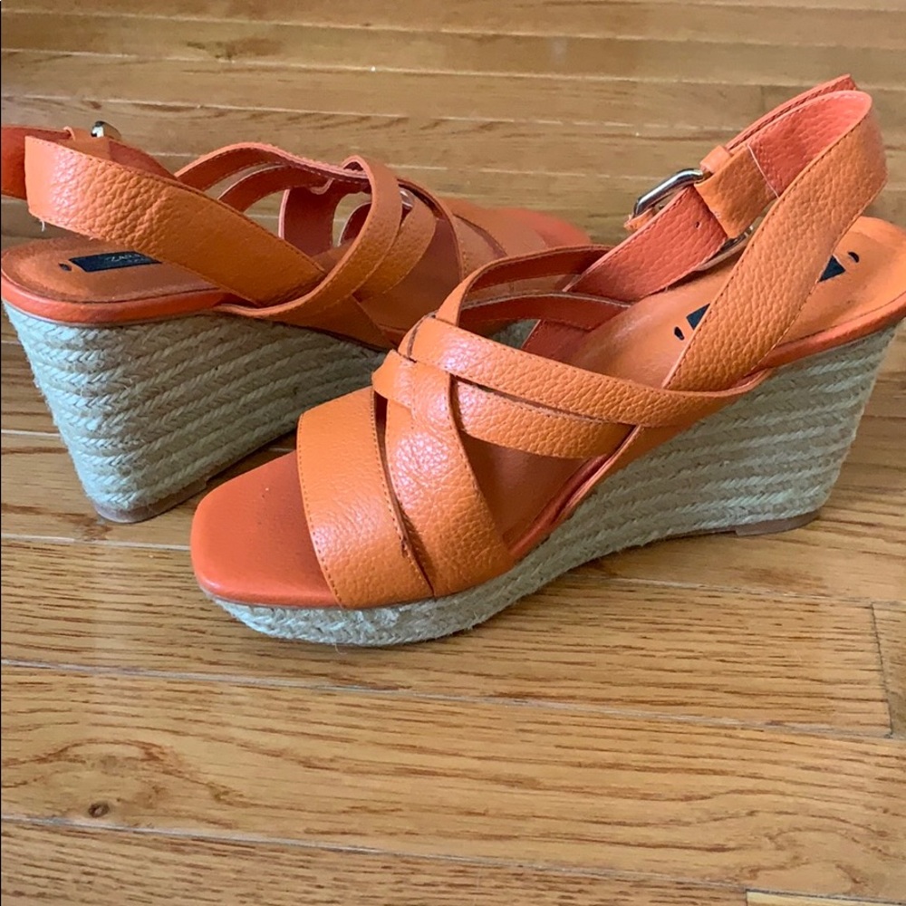 Zara Platfrom wedge espadrille